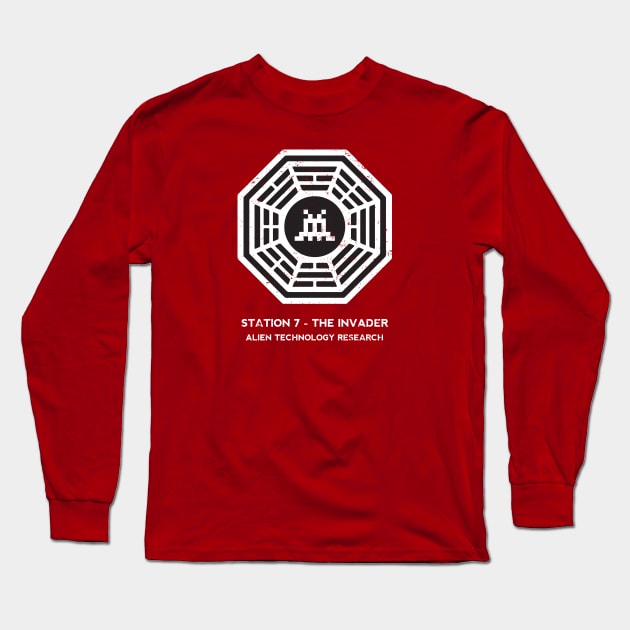 Station 7 - The Invader Long Sleeve T-Shirt by sebisghosts